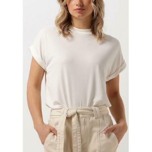 Minus Mavelyn Modal Blouse Tops & T-shirts Dames - Shirt - Wit - Maat L