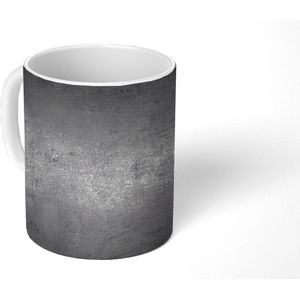 Mok - Koffiemok - Beton - Grijs - Retro - Cement - Textuur - Mokken - 350 ML - Beker - Koffiemokken - Theemok