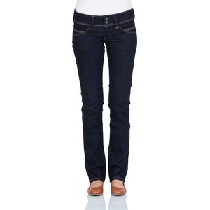 Pepe Jeans Dames Jeans Broeken Venus regular/straight Fit Blauw 31W / 34L Volwassenen