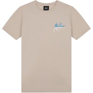 Malelions split t-shirt in de kleur ecru.