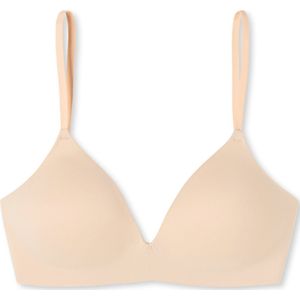 SCHIESSER Invisible Soft dames BH, voorgevormd zonder beugel, Beige -  Maat: 80C