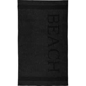 Lucca Beach Strandlaken - 100x200 - Black