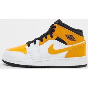 Nike Air Jordan 1 Mid (GS) White/University Gold/Black, EUR 39