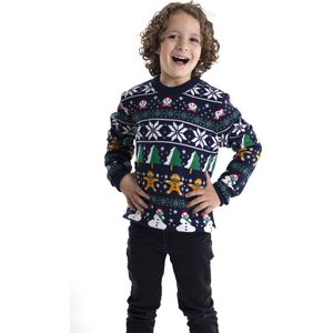 Foute Kersttrui Kinderen - Christmas Sweater Kids - Kerst Trui Kinderen Maat 5-6 jaar