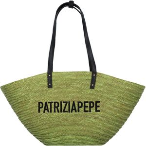 Patrizia Pepe Summer Straw Shopper Tas 40 cm