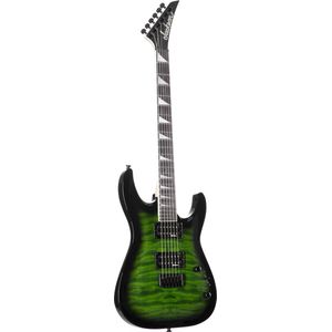 Jackson JS Series Dinky Arch Top JS32Q DKA HT AM Transparent Green Burst - Elektrische gitaar