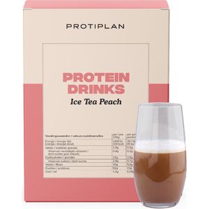 Protiplan | Ice Tea Perzik Drank | 7 x 25 gram | Snel afvallen zonder hongergevoel!