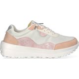 HEYDUDE Hayden Shine Dames Sneakers Peach/White Maat 40