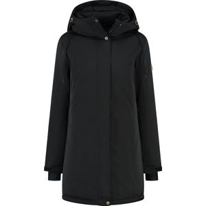 Travelin' Ulla Dames Winterjas -Waterafstotend Winddicht - Zwart - Maat 44