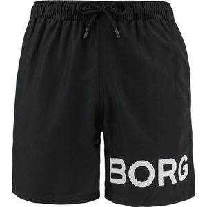 Björn Borg - Swim Shorts Sheldon Black Beauty - Heren -  Zwembroek - Maat S - Zwart
