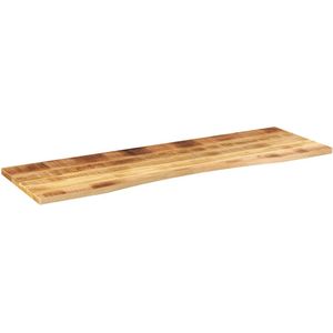 vidaXL Bureaublad - 160x50 cm - Massief Mangohout Houten Bureau Blad - Mango Hout - Bureautafel - Werkblad - Landelijke Stijl