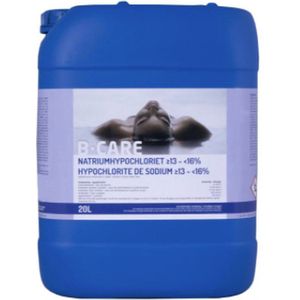 Vloeibare Chloor voor zwembaden 20L -B-CARE CHEMICALS