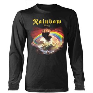 Rainbow Longsleeve shirt -S- Rising Zwart