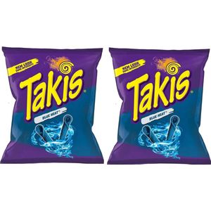 Takis Blue Heat 2-pack - International Chips - Hete Chips - Mexicaanse Chips