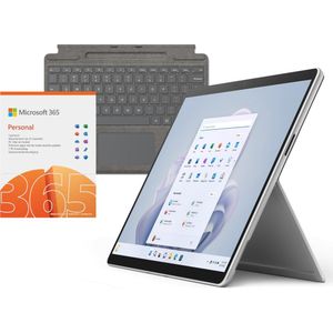 Microsoft Surface Pro 9 Bundel - Met Signature Type Cover (Azerty) & Office 365 Personal - i5/8GB RAM/256GB SSD - Platinum