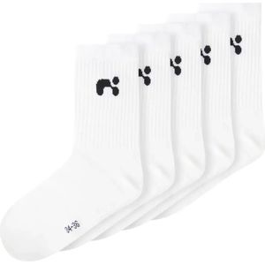 Name-it 5-pak - kinder sport sokken - Maat 37/39 - Wit