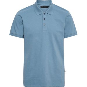 MATINIQUE Mapoleo Melange Polo's & T-shirts Heren - Polo shirt - Blauw - Maat M