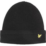 Lyle and Scott - Muts Wol Zwart - Heren - Maat -