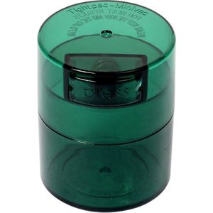 Tightvac 0,12 liter stashbox - Minivac - Groene tint met groene dop