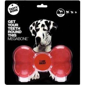 Tasty Bone Piepend Speelgoed - Beef - Mega