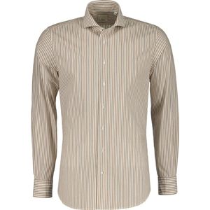 Jac Hensen Premium Overhemd - Slim Fit -bruin - S
