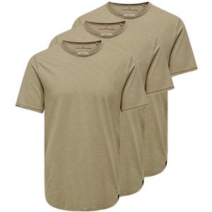 Only & Sons Heren t-shirt 3 pack ONSBENNE