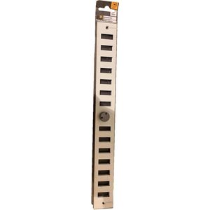 Sencys schuifrooster 4x37cm (aluminium)