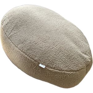 Julé Design relaxhoes voedingskussen teddy beige taupe