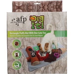 AFP Dig it - Rectangle Fluffy mat with cute toy