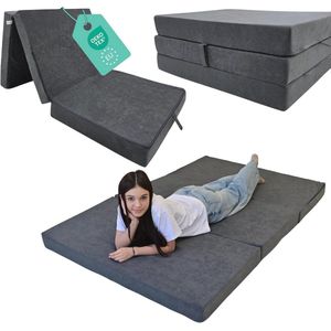 Vouwmatras 120 x 200 cm - Opvouwbaar en Wasbaar voor Gasten, Camping en Reizen