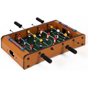 Mini tafelvoetbal spel voor op de eettafel 51 x 31 cm - Kinderspellen - Voetballen - spellen