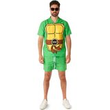 Suitmeister TMNT™ - Heren Zomer Set - Halloween Kostuum en Carnavalsoutfit - Groen - Maat S