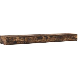 vidaXL - Bedladen - Gerookte - Eik - 200x36,5x16,5 - cm - Engineered - Wood