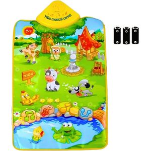 Goodz4All Speelmat Muziekmat voor Kinderen Boerderij Thema met Batterijen