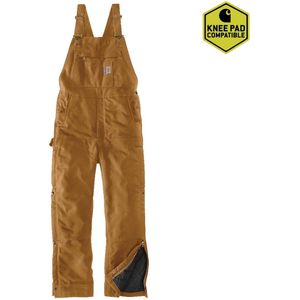 Carhartt Latzhose Firm Duck Insulated Bib Overall Carhartt® Brown-2XL