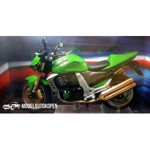 Kawasaki Z1000 (Groen) (12 cm) 1/24 Atlas Superbikes - Modelmotor - Schaalmodel - Model motor - Miniatuurmotor - Miniatuur motor