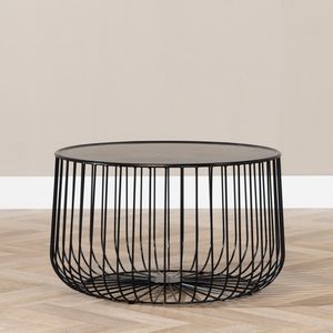 Bronx71® Salontafel Senna zwart metaal