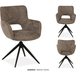 MX Sofa Eetkamer stoel Darwin | kleur: Taupe