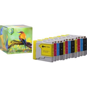 Ink Hero - 12 Pack - Inktcartridge / Alternatief voor de Brother LC970, DCP-135C, DCP-150C, DCP-153C, DCP-157C, DCP-750CN, MFC-235C, MFC-260C