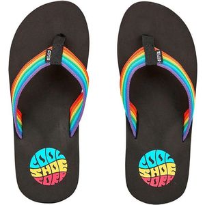 Cool Shoe Corp Shake Rainbow 41/42 EU - Iconische Regenboog Strandslippers