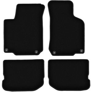 BASIC zwarte veloursmatten voor: Volkswagen New Beetle coupé, cabrio (1997-2020)