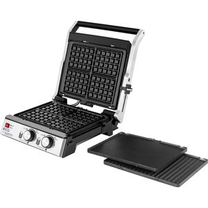 ECG KG 2033 Duo Grill & Waffle, Contactgrill, 2000 W