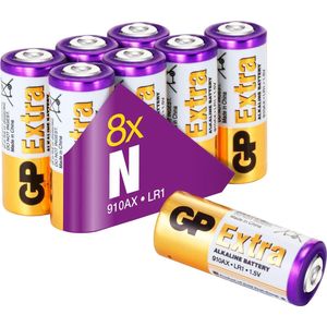 GP Extra Alkaline batterijen N Lady LR1 batterij 1.5V - 8 stuks
