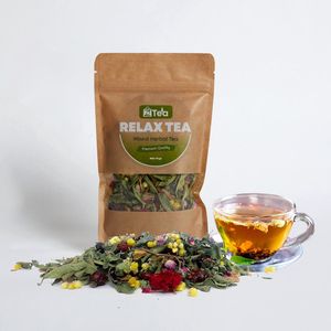 Oz Tea Relax Thee 70 gram - Kruidenthee - 100& Natuurlijk - Uitstekende Kwaliteit - Cadeau - Speciale Smaak - Gezonde Thee - Losse Thee