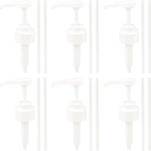 Allecto Plus - 6 stuks Vervangende Zeepdispenser Pompen inclusief Slangen - Badkamer Zeepdispenser Pomp.