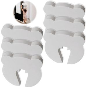 6 x Kinderbeveiliging klembescherming - deurstopper voor kinderen - deurklinkbescherming - dempende deurstopper