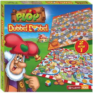 Kabouter Plop dobbelspel - Dubbel Dobbel - 2 in 1 spel