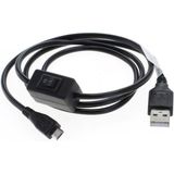USB naar USB Micro B kabel met schakelaar - USB2.0 - 1 meter
