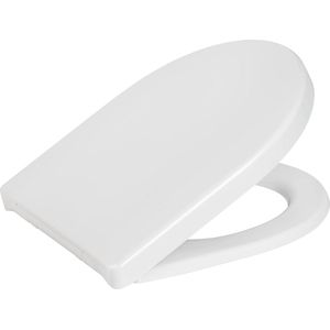wc-bril Duroplast, toiletbril met softclosemechanisme en snelsluiting voor eenvoudige reiniging 36,5 × 46,5 cm