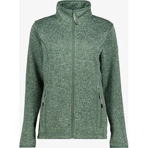 Kjelvik dames outfoor fleece vest groen - Maat 3XL